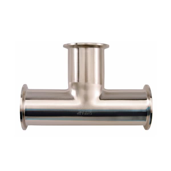 Sanitary Food Grade Fittings Tee Tri-Clamp 2.5 316L #7 B7MP-2.5-316L-7 - main